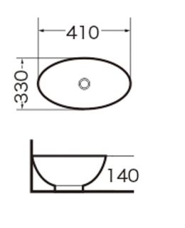 Раковина Grossman GR-3018 41x33